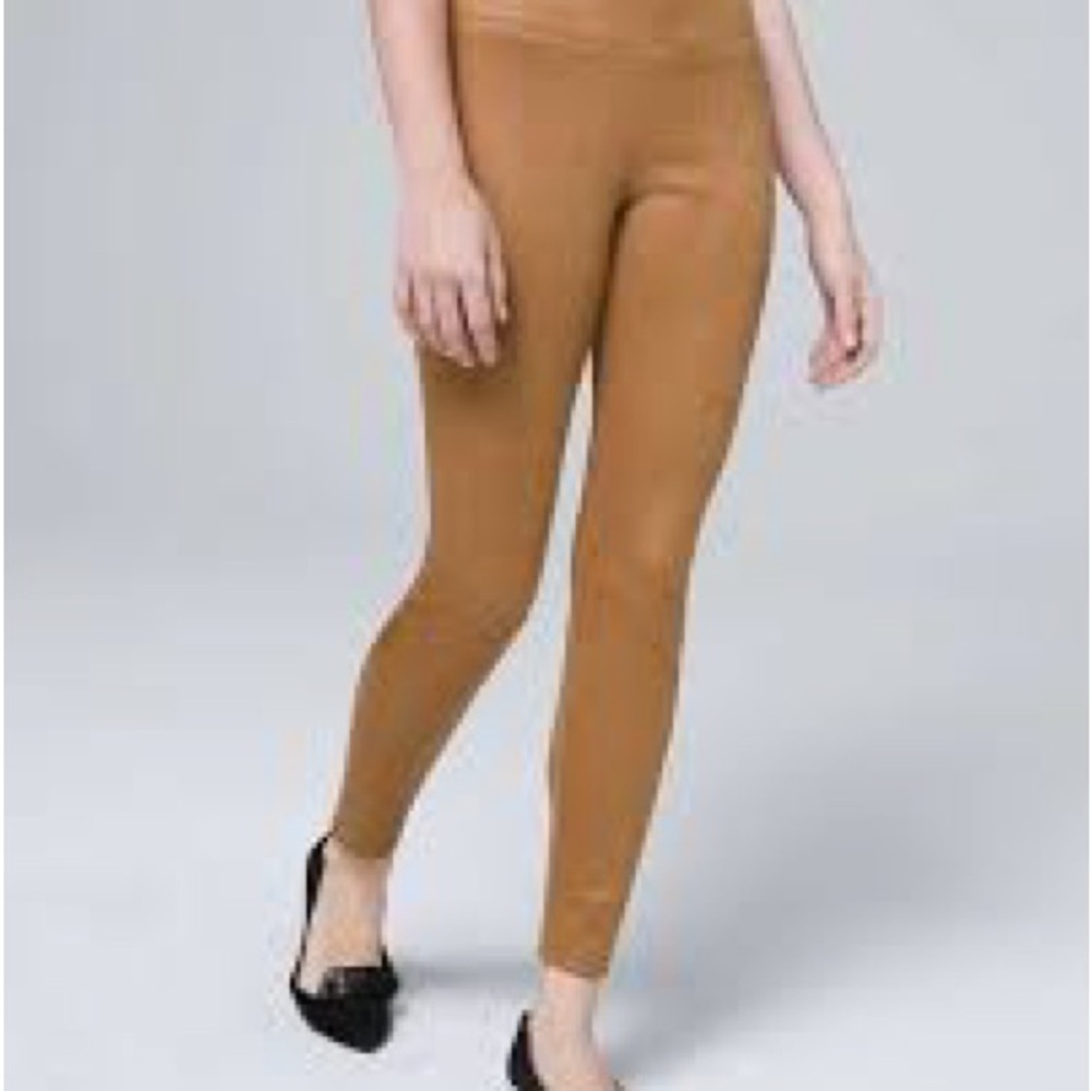 WHBM Runway Bronze Foil Snake Print Leggings - Picture 4 of 11